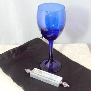 Jewish Wedding Glass with Keepsake Shards Mezuzah